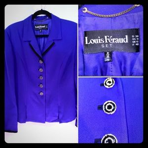 Stunning Blue Jacket | Louis Feraud